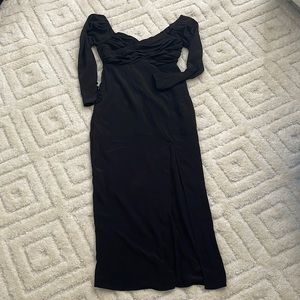 Forever 21 long black dress size XS